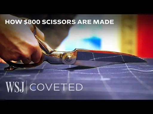 Why These $800 Scissors Still Can’t Be Made by Machines | WSJ Coveted thumbnail