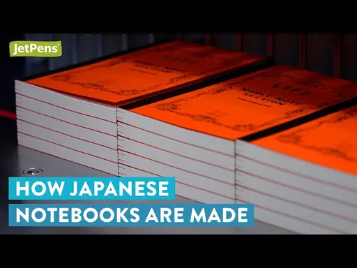 Only 3 machines left in Japan?! See how the iconic LIFE Noble Notebook is made! thumbnail